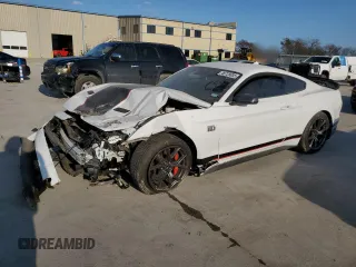 2022 Ford Mustang Mach 1 with VIN 1FA6P8R0XN5554329, listed as a Copart auction lot 46728835 with 22,171 mi miles and Salvage title. Bid and sale history available at DreamBid. Image 1.