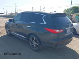 2014 Infiniti QX60 with VIN 5N1AL0MN4EC500276, listed as a IAAI auction lot 42088386 with 125,888 mi miles. Bid and sale history available at carsss.com. Image 3.