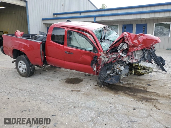 2021 Toyota Tacoma SR with VIN 3TYSX5EN6MT005023, listed as a Copart auction lot 55687625 with Not provided miles and Salvage title. Bid and sale history available at DreamBid. Image 4.