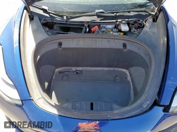 2020 Tesla Model 3 Long Range with VIN 5YJ3E1EB6LF617634, listed as a Copart auction lot 87010814 with 72,916 mi miles and Salvage Title. Bid and sale history available at carsss.com. Image 12.