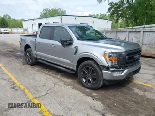 2021 Ford F-150 XL with VIN 1FTFW1E85MFC25658, listed as a IAAI auction lot 42340528 with 85,734 mi miles and . Bid and sale history available at DreamBid. Image 1.