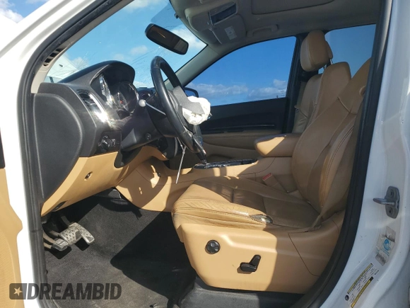 2013 Dodge Durango Citadel with VIN 1C4RDHEG9DC512165, listed as a Copart auction lot 85198454 with 186,178 mi miles and Salvage title. Bid and sale history available at DreamBid. Image 7.