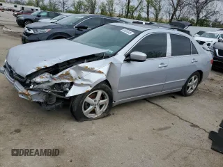 2005 Honda Accord EX with VIN 1HGCM56735A011693, listed as a Copart auction lot 52024445 with 240,754 mi miles and Salvage Title. Bid and sale history available at DreamBid. Image 1.