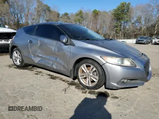 2011 Honda CR-Z EX with VIN JHMZF1D66BS012606, listed as a Copart auction lot 47349915 with 155,991 mi miles and Salvage Title. Bid and sale history available at carsss.com. Image 4.