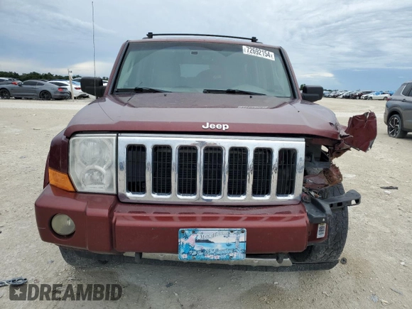 2008 Jeep Commander Limited with VIN 1J8HG58218C100659, listed as a Copart auction lot 72692154 with 171,549 mi miles and Salvage Title. Bid and sale history available at carsss.com. Image 5.