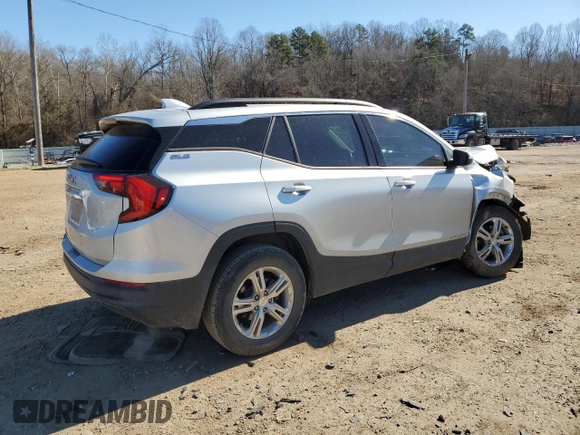 2020 GMC Terrain SLE with VIN 3GKALMEV6LL178210, listed as a Copart auction lot 89193585 with 75,623 mi miles and Salvage Title. Bid and sale history available at DreamBid. Image 3.