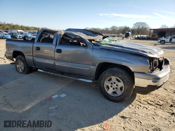 2006 Chevrolet Silverado 1500 LT1 with VIN 2GCEK13NX61197611, listed as a Copart auction lot 47268635 with 166,306 mi miles and Salvage Title. Bid and sale history available at DreamBid. Image 4.
