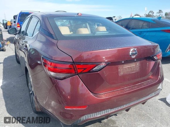 2021 Nissan Sentra SV with VIN 3N1AB8CV3MY245748, listed as a IAAI auction lot 41933086 with 22,887 mi miles and . Bid and sale history available at DreamBid. Image 3.