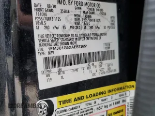 2010 Ford Expedition SSV с VIN 1FMJU1G5XAEB72651, выставлен на аукционе Copart как лот 53670525 с пробегом Не указан миль и Списание • Salvage title. История ставок и продаж доступна на DreamBid. Изображение 13.