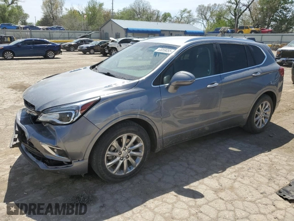 2020 Buick Envision Essence with VIN LRBFXCSA8LD209866, listed as a Copart auction lot 53059055 with 70,285 mi miles and Salvage Title. Bid and sale history available at carsss.com. Image 1.
