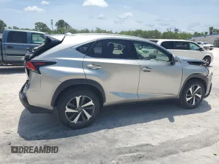 2021 Lexus NX 300 with VIN JTJGARBZ4M2180456, listed as a Copart auction lot 59181055 with 45,456 mi miles and Salvage title. Bid and sale history available at DreamBid. Image 3.