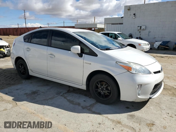 2013 Toyota Prius One with VIN JTDKN3DU1D0340773, listed as a Copart auction lot 47654655 with 132,726 mi miles and Salvage Title. Bid and sale history available at DreamBid. Image 4.