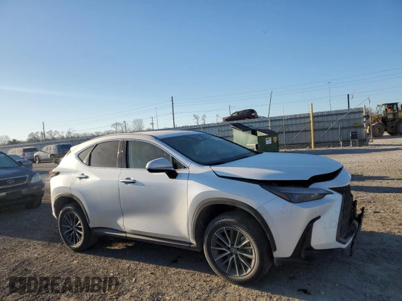 2022 Lexus NX with VIN 2T2GGCEZ8NC010691, listed as a Copart auction lot 89379835 with 54,427 mi miles and Salvage Title. Bid and sale history available at carsss.com. Image 4.