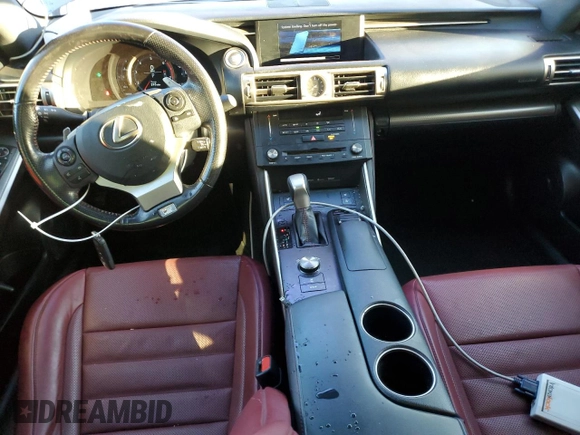 2016 Lexus IS 200t with VIN JTHBA1D25G5038312, listed as a Copart auction lot 44043785 with 112,824 mi miles and Salvage Title. Bid and sale history available at DreamBid. Image 8.