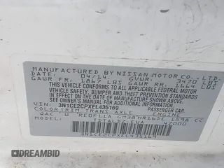 2014 Nissan Note S with VIN 3N1CE2CPXEL435169, listed as a IAAI auction lot 42124608 with 125,555 mi miles and . Bid and sale history available at DreamBid. Image 9.