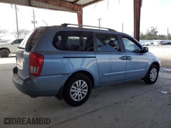 2012 Kia Sedona LX with VIN KNDMG4C71C6498238, listed as a Copart auction lot 51248105 with 197,234 mi miles and Clean Title. Bid and sale history available at carsss.com. Image 3.