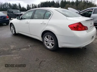 2012 Infiniti G25 x with VIN JN1DV6ARXCM862614, listed as a Copart auction lot 45702135 with 175,030 mi miles and Clean Title. Bid and sale history available at DreamBid. Image 2.