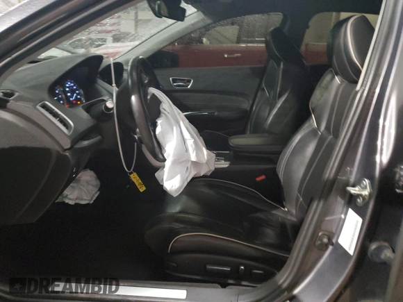 2020 Acura TLX w/Technology Pkg with VIN 19UUB2F41LA001689, listed as a Copart auction lot 41614065 with 84,736 mi miles and Salvage Title. Bid and sale history available at carsss.com. Image 7.