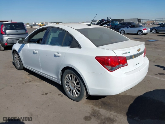 2013 Chevrolet Cruze ECO with VIN 1G1PJ5SB7D7265088, listed as a IAAI auction lot 41387148 with 141,881 mi miles. Bid and sale history available at carsss.com. Image 3.