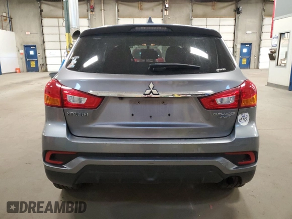 2019 Mitsubishi Outlander ES z VIN JA4AR3AU9KU022808, wystawiony jako Copart lot #53060535 z przebiegiem 87 160 mil mil oraz Szkoda całkowita • Salvage title. Historia ofert i sprzedaży dostępna na DreamBid. Obrazek 6.