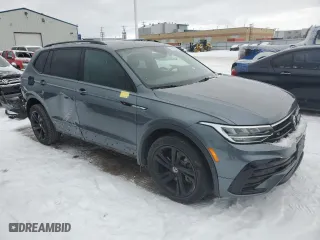 2023 Volkswagen Tiguan SE R-Line Black with VIN 3VV8B7AX8PM096485, listed as a Copart auction lot 42932255 with 24,444 mi miles and Salvage Title. Bid and sale history available at carsss.com. Image 4.