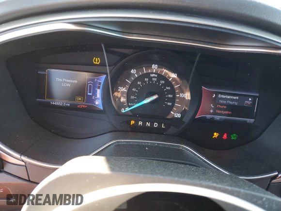 2013 Ford Fusion SE Hybrid with VIN 3FA6P0LU5DR199854, listed as a Copart auction lot 47856115 with 144,852 mi miles and Salvage Title. Bid and sale history available at DreamBid. Image 9.