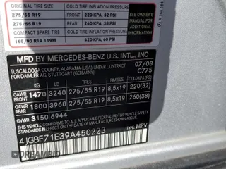 2009 Mercedes-Benz GL-Class 4.6L with VIN 4JGBF71E39A450223, listed as a Copart auction lot 76686084 with 189,999 mi miles and Salvage Title. Bid and sale history available at carsss.com. Image 14.