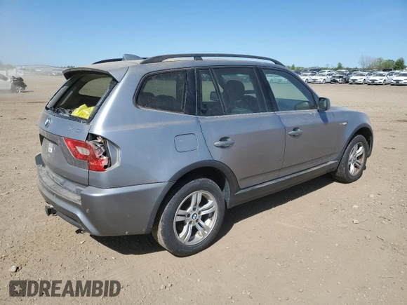2006 BMW X3 3.0i z VIN WBXPA93466WG85342, wystawiony jako Copart lot #56347905 z przebiegiem 99 287 mil mil oraz Szkoda całkowita • Salvage title. Historia ofert i sprzedaży dostępna na DreamBid. Obrazek 3.
