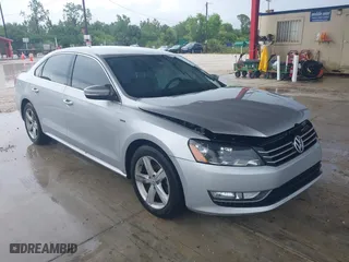 2015 Volkswagen Passat 1.8T Limited Edition with VIN 1VWAS7A3XFC118318, listed as a IAAI auction lot 39640037 with 120,836 mi miles. Bid and sale history available at carsss.com. Image 1.