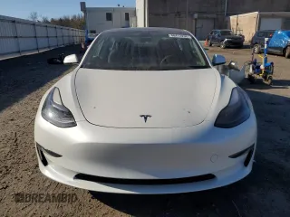 2023 Tesla Model 3 with VIN 5YJ3E1EA1PF556562, listed as a Copart auction lot 48413235 with 11,980 mi miles and Salvage Title. Bid and sale history available at DreamBid. Image 5.