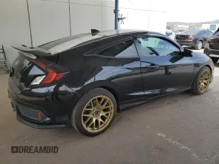 2017 Honda Civic Si with VIN 2HGFC3A59HH755511, listed as a Copart auction lot 50388225 with 82,420 mi miles and Salvage Title. Bid and sale history available at DreamBid. Image 3.