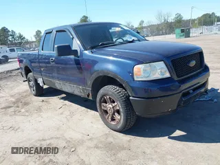 2006 Ford F-150 STX with VIN 1FTRX14W36NB57928, listed as a IAAI auction lot 41704722 with 145,855 mi miles. Bid and sale history available at carsss.com. Image 1.