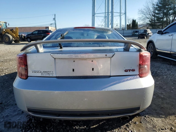 2003 Toyota Celica GTS with VIN JTDDY32T230069280, listed as a Copart auction lot 82361304 with 106,389 mi miles and Salvage Title. Bid and sale history available at carsss.com. Image 6.