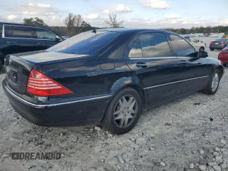 2003 Mercedes-Benz S-Class 4.3L with VIN WDBNG70J03A374222, listed as a Copart auction lot 76971614 with 80,966 mi miles and Salvage Title. Bid and sale history available at carsss.com. Image 3.