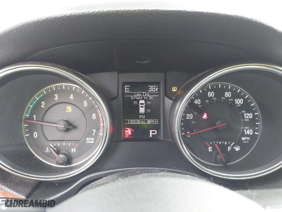 2013 Jeep Grand Cherokee Limited with VIN 1C4RJFBT9DC592257, listed as a IAAI auction lot 40955180 with 130,038 mi miles. Bid and sale history available at carsss.com. Image 7.