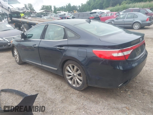 2013 Hyundai Azera with VIN KMHFH4JG5DA260461, listed as a IAAI auction lot 42603483 with 157,362 mi miles and . Bid and sale history available at DreamBid. Image 3.