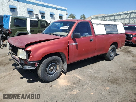 1993 Toyota T100 DX with VIN JT4VD10AXP0006844, listed as a Copart auction lot 54438155 with 309,917 mi miles and Clean Title. Bid and sale history available at carsss.com. Image 1.