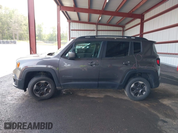 2017 Jeep Renegade Sport with VIN ZACCJBAB3HPE81518, listed as a IAAI auction lot 42414045 with 119,702 mi miles and . Bid and sale history available at DreamBid. Image 14.