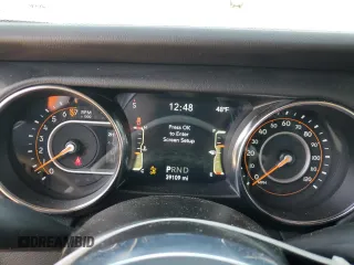 2021 Jeep Gladiator Overland with VIN 1C6HJTFG0ML603872, listed as a Copart auction lot 50242155 with 39,109 mi miles and Salvage title. Bid and sale history available at DreamBid. Image 9.
