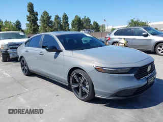 2025 Honda Accord Sport with VIN 1HGCY2F55SA012454, listed as a IAAI auction lot 42382740 with 20,290 mi miles and . Bid and sale history available at DreamBid. Image 1.