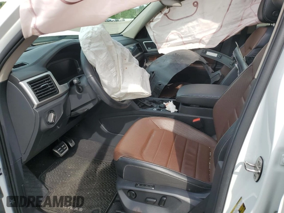 2022 Volkswagen Atlas SEL Premium R-Line with VIN 1V2FR2CA8NC502145, listed as a Copart auction lot 64388755 with Not provided miles and Salvage title. Bid and sale history available at DreamBid. Image 7.