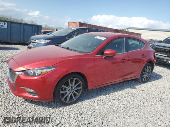 2018 Mazda 3 Touring with VIN 3MZBN1L33JM205247, listed as a Copart auction lot 51902575 with 78,118 mi miles and Salvage Title. Bid and sale history available at DreamBid. Image 1.