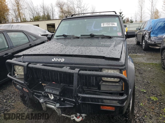 1996 Jeep Cherokee Sport with VIN 1J4FJ68S4TL240696, listed as a Copart auction lot 81193184 with 125,682 mi miles and Salvage Title. Bid and sale history available at carsss.com. Image 5.