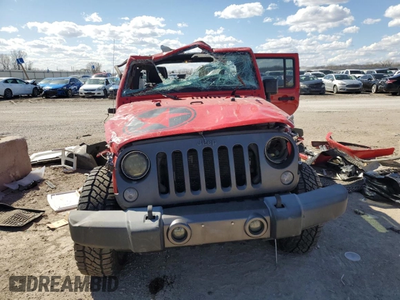 2016 Jeep Wrangler Unlimited Freedom z VIN 1C4BJWDG7GL168548, wystawiony jako Copart lot #49893385 z przebiegiem 107 672 mil mil oraz Szkoda całkowita • Salvage title. Historia ofert i sprzedaży dostępna na DreamBid. Obrazek 5.