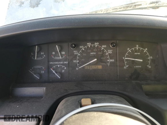 1993 Ford F-150 with VIN 1FTEX15N6PKB47692, listed as a Copart auction lot 43487355 with 129,417 mi miles and Salvage Title. Bid and sale history available at carsss.com. Image 9.
