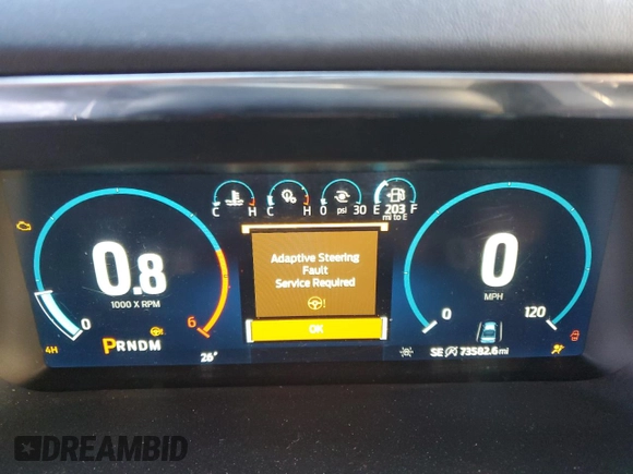 2021 Ford F-150 XL with VIN 1FTFW1E11MFB18030, listed as a Copart auction lot 42501475 with 73,582 mi miles and Salvage title. Bid and sale history available at DreamBid. Image 9.