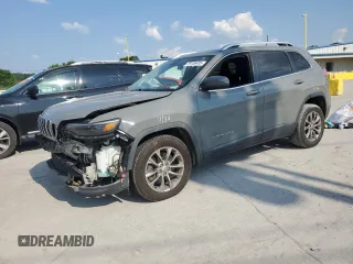 2019 Jeep Cherokee Latitude Plus with VIN 1C4PJLLB6KD381875, listed as a Copart auction lot 59106405 with 108,908 mi miles and Salvage title. Bid and sale history available at DreamBid. Image 1.