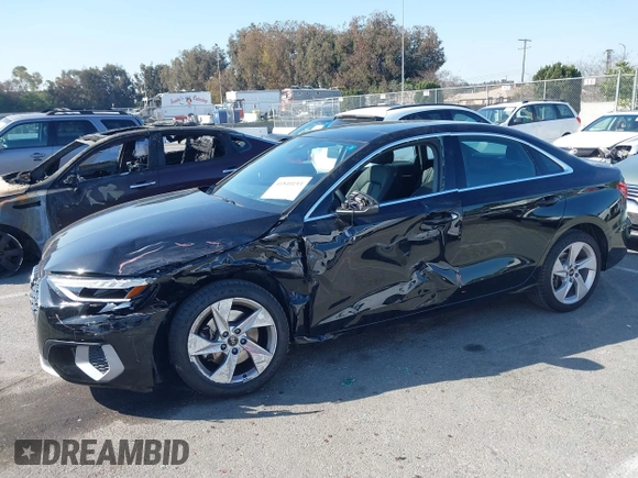 2023 Audi A3 Premium z VIN WAUAUDGY1PA037278, wystawiony jako IAAI lot #41840193 z przebiegiem 16 008 mil mil oraz . Historia ofert i sprzedaży dostępna na DreamBid. Obrazek 14.