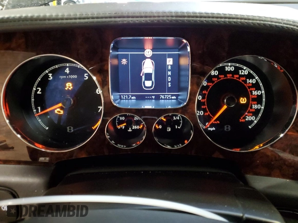 2006 Bentley Flying Spur with VIN SCBBR53W76C034894, listed as a Copart auction lot 83219304 with 76,725 mi miles and Salvage Title. Bid and sale history available at DreamBid. Image 9.