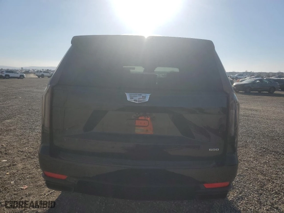 2021 Cadillac Escalade Luxury with VIN 1GYS3AKL5MR381725, listed as a Copart auction lot 79143154 with 104,404 mi miles and Salvage Title. Bid and sale history available at carsss.com. Image 6.